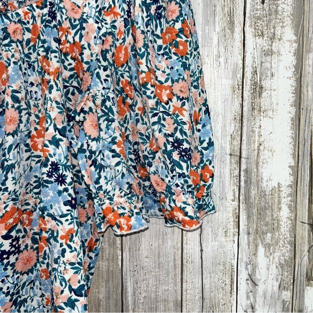 Melloday Square Neck Floral Blouse - Picture 2 of 5